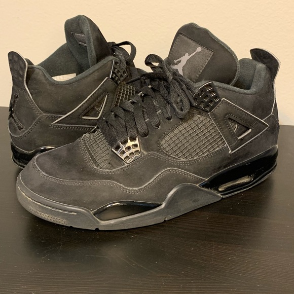 Jordan 4 Retro Black Cat CU1110-010 Size 9.5 - Picture 5 of 9